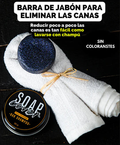 BLACK SOAP™- Jabon de Henna CONTRA-CANAS