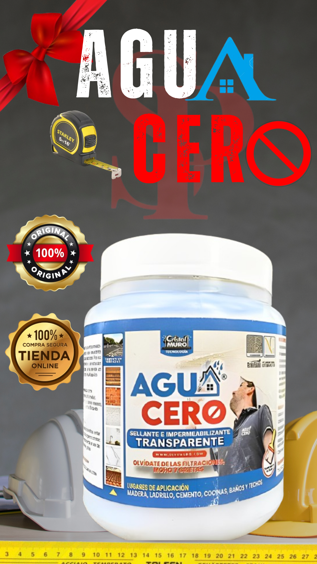 AGUA CERO PRO™ - Sellador Impermeabilizante Transparente