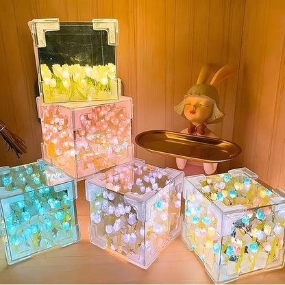 🌷LAMPARA DE TULIPANES 🌷 El regalo perfecto 🎁